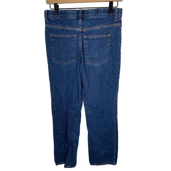 Cat & Jack Girls Relaxed Straight Jeans - Size 14 Blue Denim Made in Vietnam - Picture 2 of 6